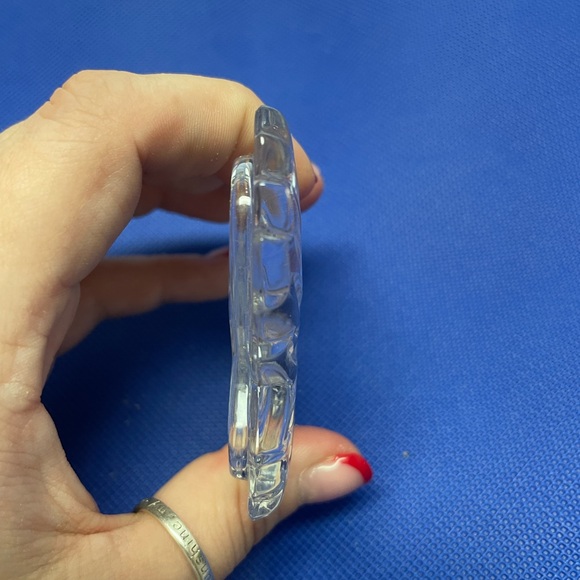 Vintage Clear Glass Butterfly Trinket Box - Picture 7 of 16